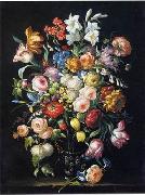 Floral, beautiful classical still life of flowers 09